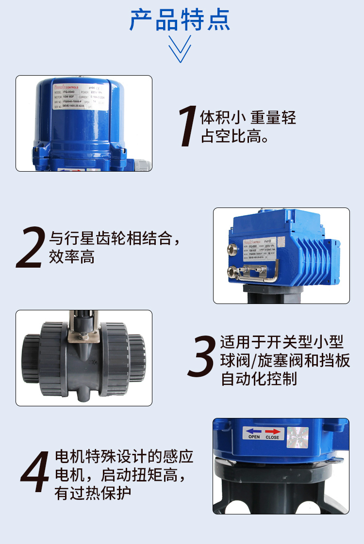 【i-Tork】電動PVC/雙由令球閥