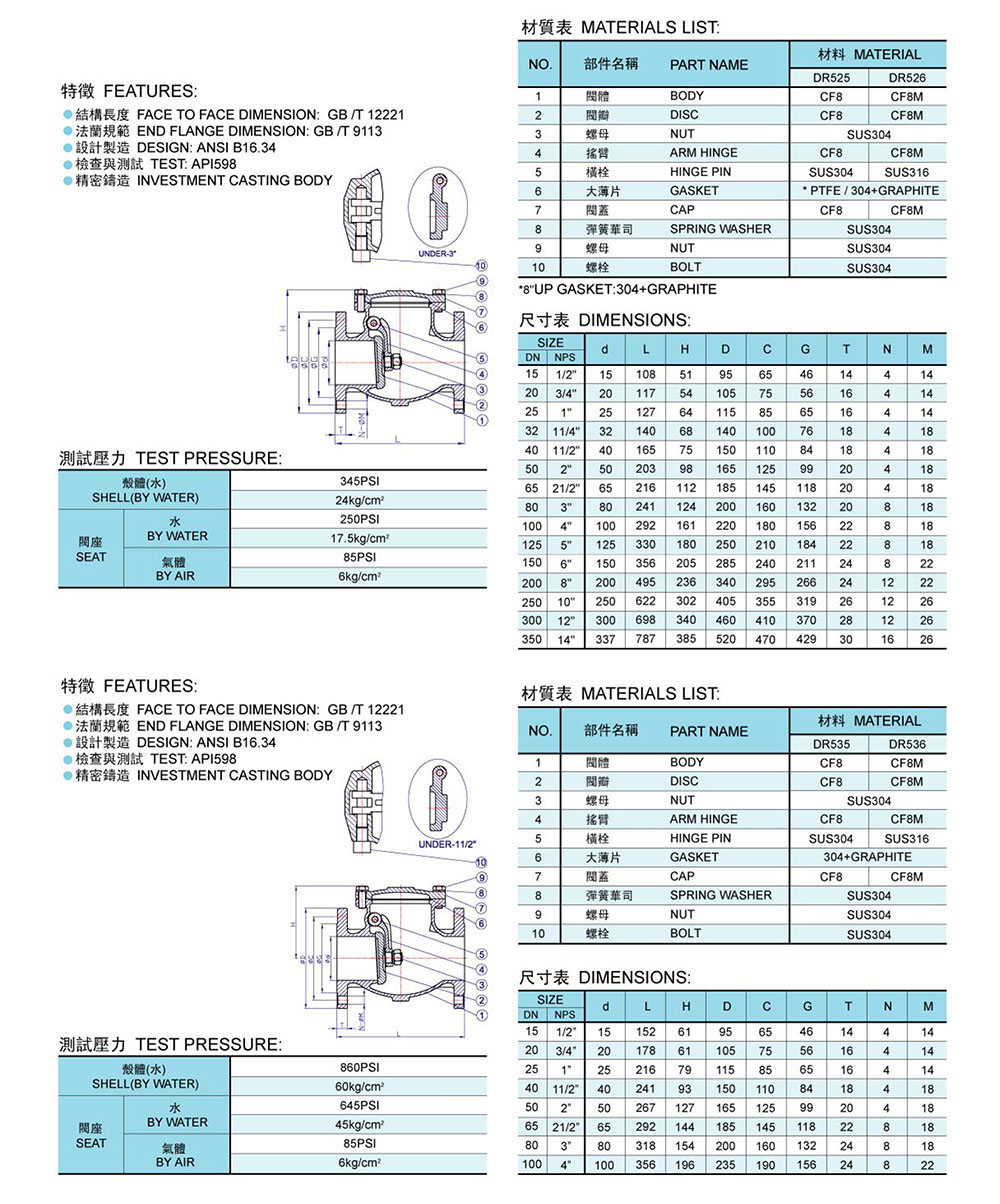 法蘭止回閥-PN1.6 PN4.0Mpa-H411-02.jpg